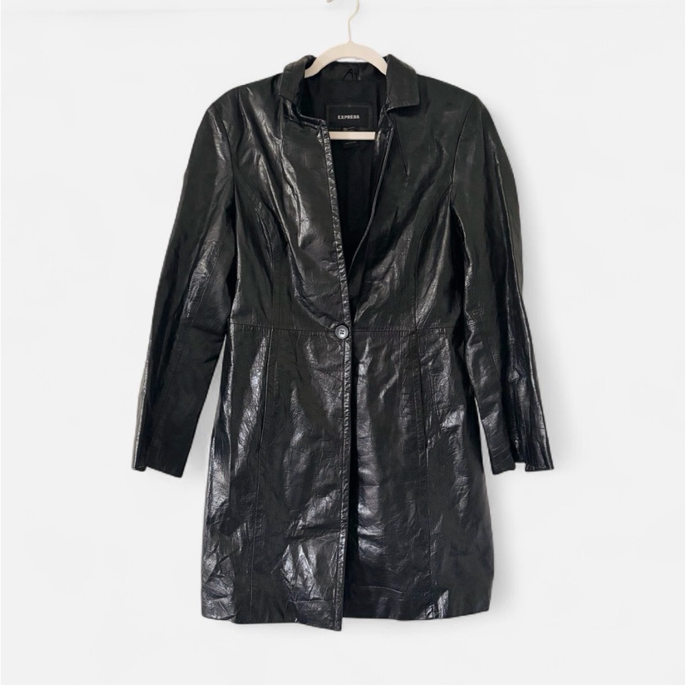 VINTAGE EXPRESS GENUINE LEATHER COAT